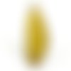 Tranche d'agate jaune pierre pendentif 105 x 39 mm