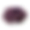 Perles stardust en verre 10 mm violet (x30)