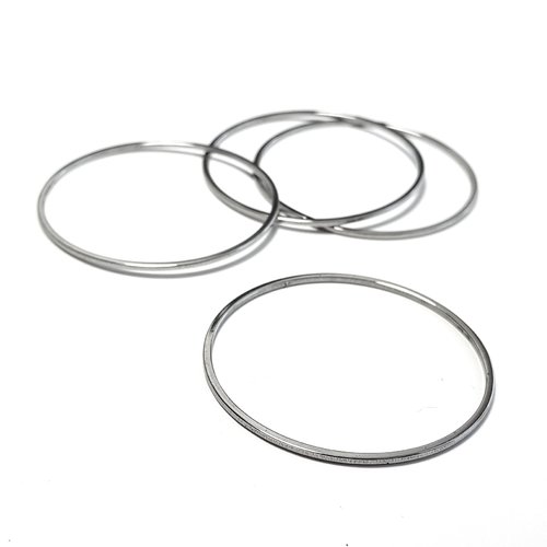 5 anneaux fermés 40 mm acier inoxydable 316