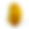 Grande tranche d'agate jaune pierre pendentif  88 x 52 mm