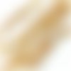 Perles gouttes 14mm verre ambre ab (x20)