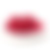 Perles en verre drawbench 10 mm rouge foncé irisé x20