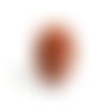 Cabochon ovale pierre jaspe rouge 25 mm x 18 mm