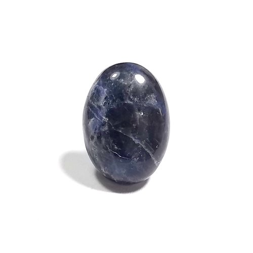 Cabochon pierre sodalite naturelle ovale 18 mm x 13 mm