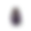 Cabochon améthyste pierre naturelle goutte 28 mm x 15 mm