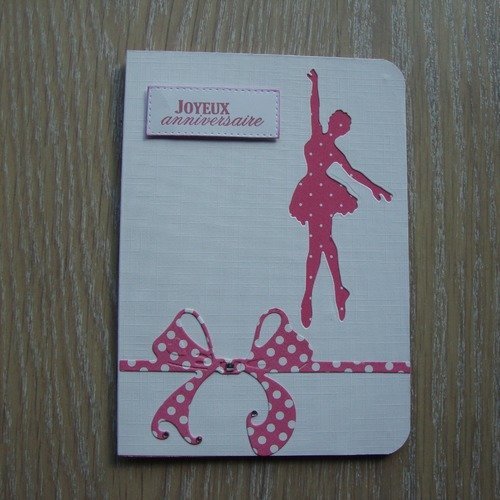 Carte Anniversaire Ballerine Un Grand Marche