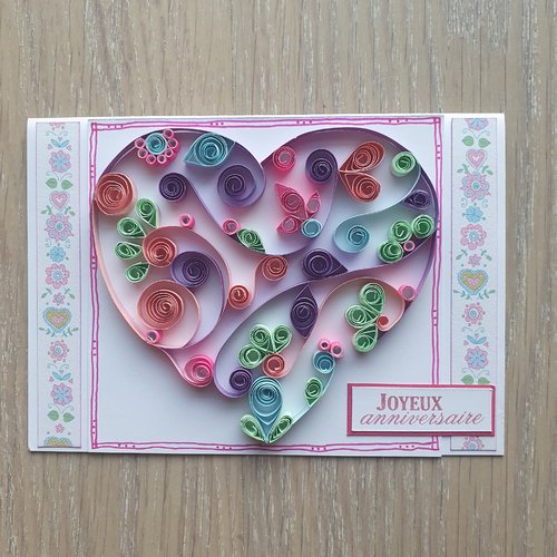 Cartes Quilling Un Grand Marche