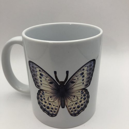 Mug papillon bleu
