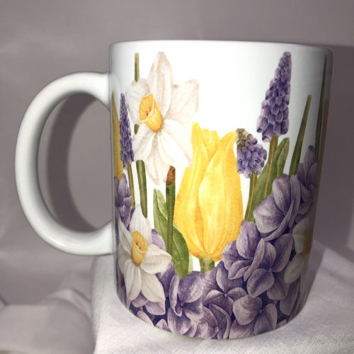 Mug, tasse fleurs de printemps
