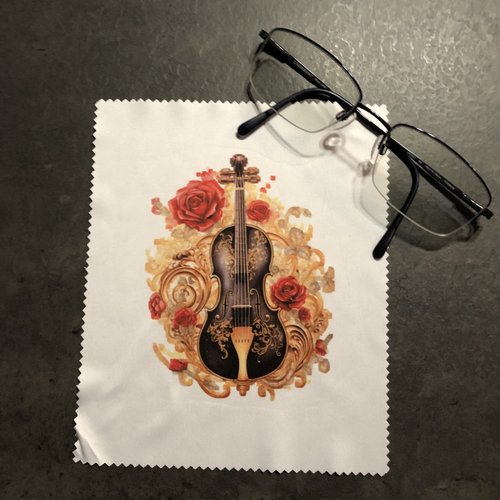 Lingette pour lunettes microfibre