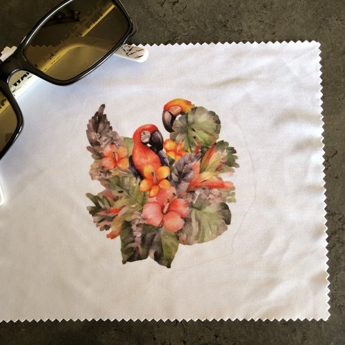 Lingette pour lunettes microfibre