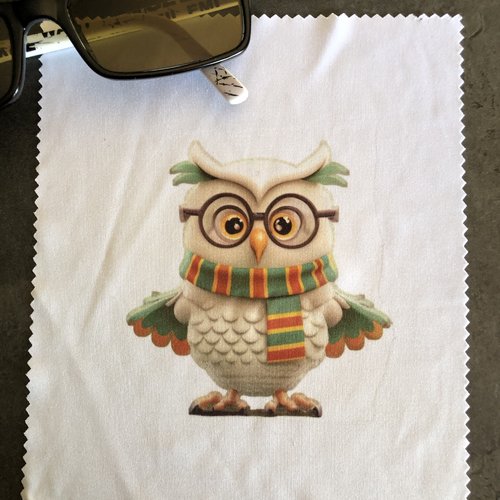 Lingette pour lunettes microfibre