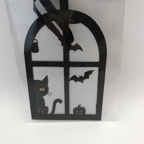 Décoration de fenêtre halloween