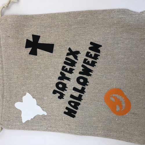 Sac en jute halloween