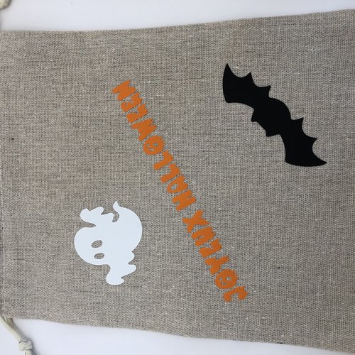 Sac en jute halloween