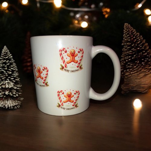 Mug de noël - bonhommes de pain d’épices