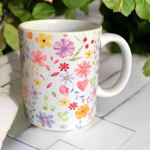 Mug fleurs de printemps