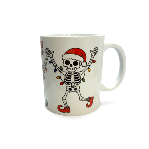 Mug noël - squellettes lutins dansant
