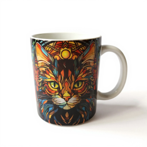 Mug tête de chat