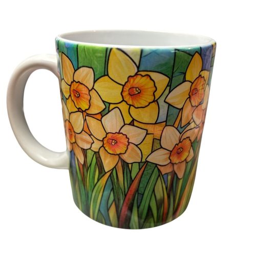Mug fleurs - jonquilles