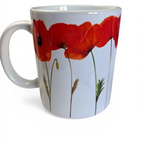 Mug fleurs - coquelicots