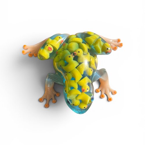 Grenouille en résine