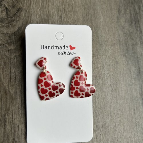 Boucles d'oreilles mon coeur