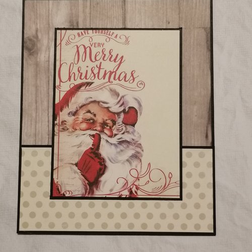 Pochette carte cadeau noel