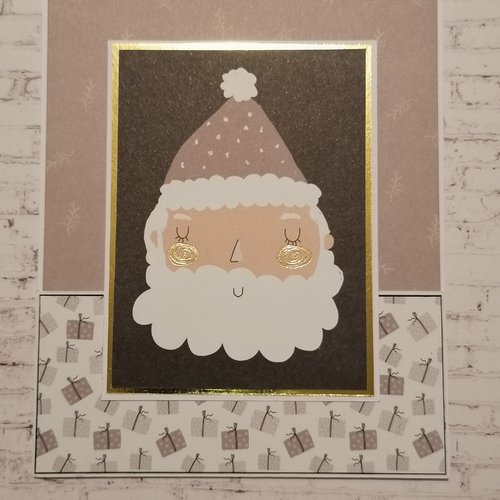 Pochette carte cadeau noel