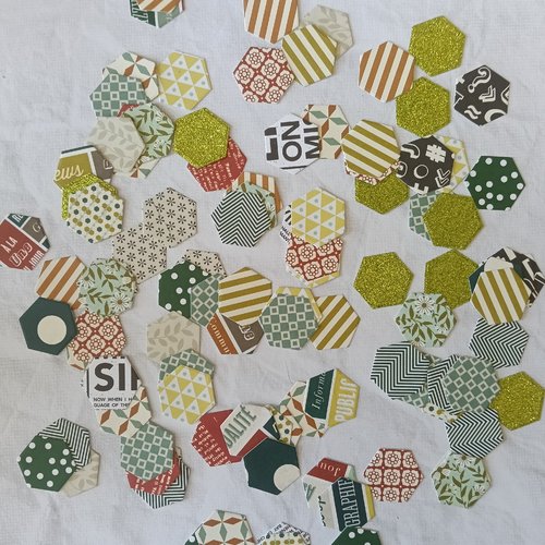 100 découpes scrap hexagone