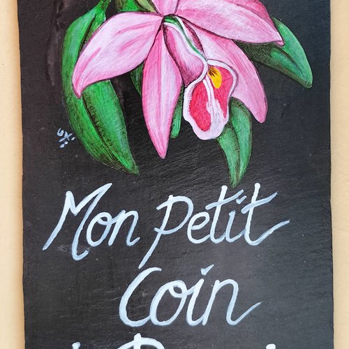 Orchidée bienvenue mon petit coin de paradis
