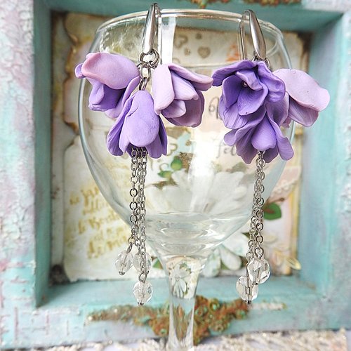 Boucles d oreilles avec les clochettes