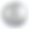 X 1 boule musical de bola de grossesse 18 mm couleur argenté 