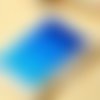 X 1 boite d'encre encreur dégradé de bleu pour tampon 7,5 x 5 cm 