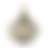 X 1 pendentif cage de bali bola libellule pour bille d'harmonie bébé  bronze 2,7 x 2,4 cm