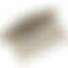1 barrette à cheveux peigne filigrane couleur bronze 6,5 x 4,6 cm