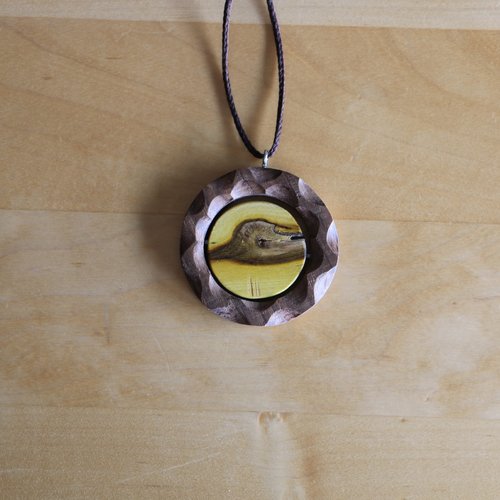 Collier en bois esprit du bois