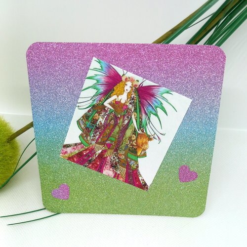 Carte anniversaire taureau faite main - astrologique zodiaque taureau - carte artisanale féerique bohème - idée cadeau anniversaire