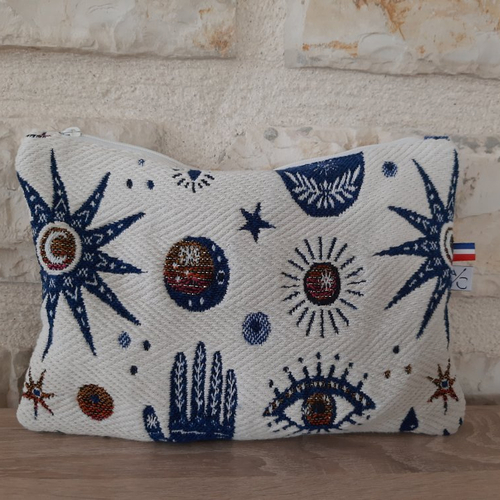 Pochette rangement sport yoga troisième œil