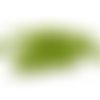 10 perles en verre tchèque à facettes 4mm vert chartreuse