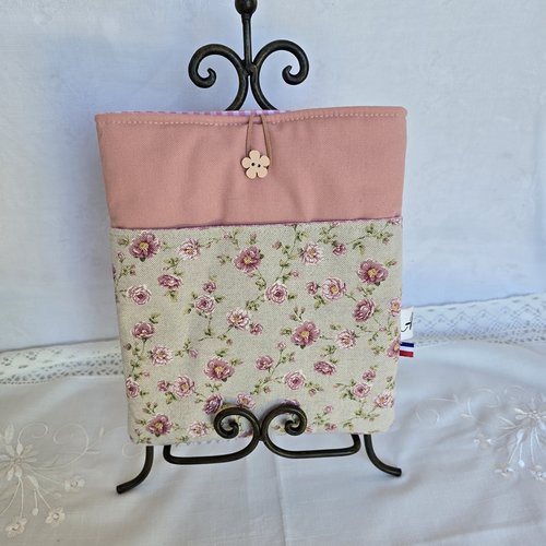 Pochette à livre ou liseuse avec poche