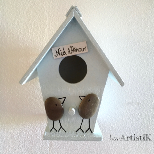 Nichoir décorative miniature oiseaux