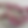 Perles rhodonite ronde 6mm naturelle rose pèche pierre de gemme - lot de 10