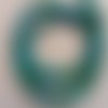 Perles chrysocolle 6mm ronde bleu vert - lot de 10