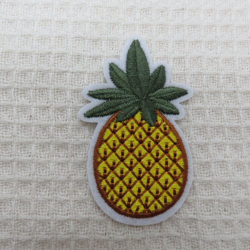 Écusson ananas patch thermocollant