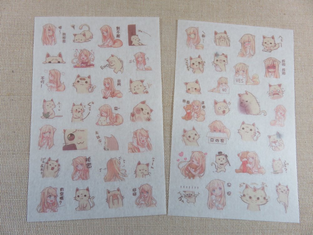 Carte postale Kawaii pour fille, 10 pièces-lot, jolie carte de