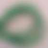 Perles ovale vert marbré en bois 15mmx7mm - lot de 10