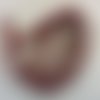 Perles jaspe rondelle rouge 8mmx5mm pierre de gemme - lot de 10