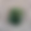 Perles rectangle en résine verte effet jade 25x20mm - lot de 3