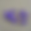 Perles en bois 8mm violet ronde - lot de 25